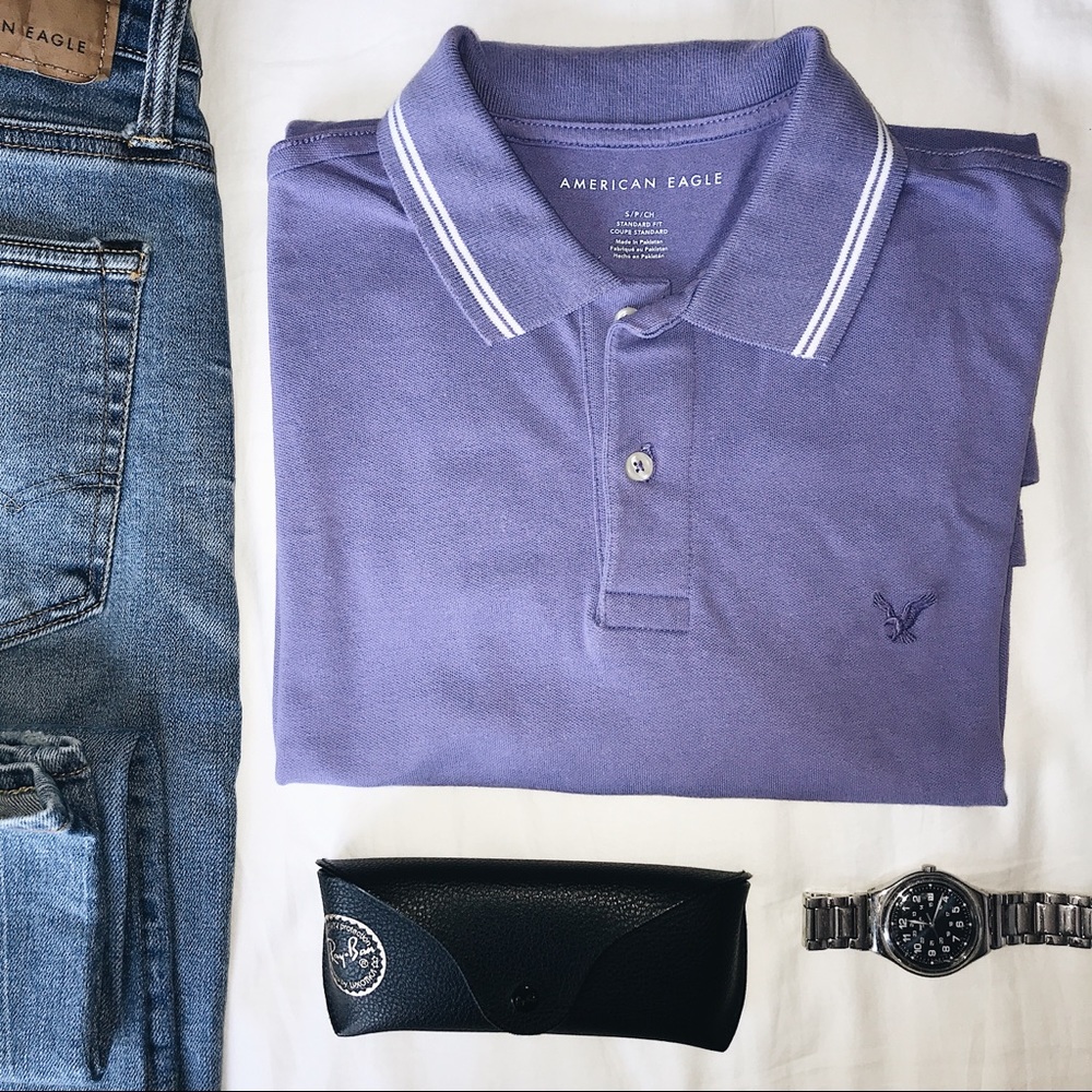 Purple Polo shirt from American Eagle Outfitters
